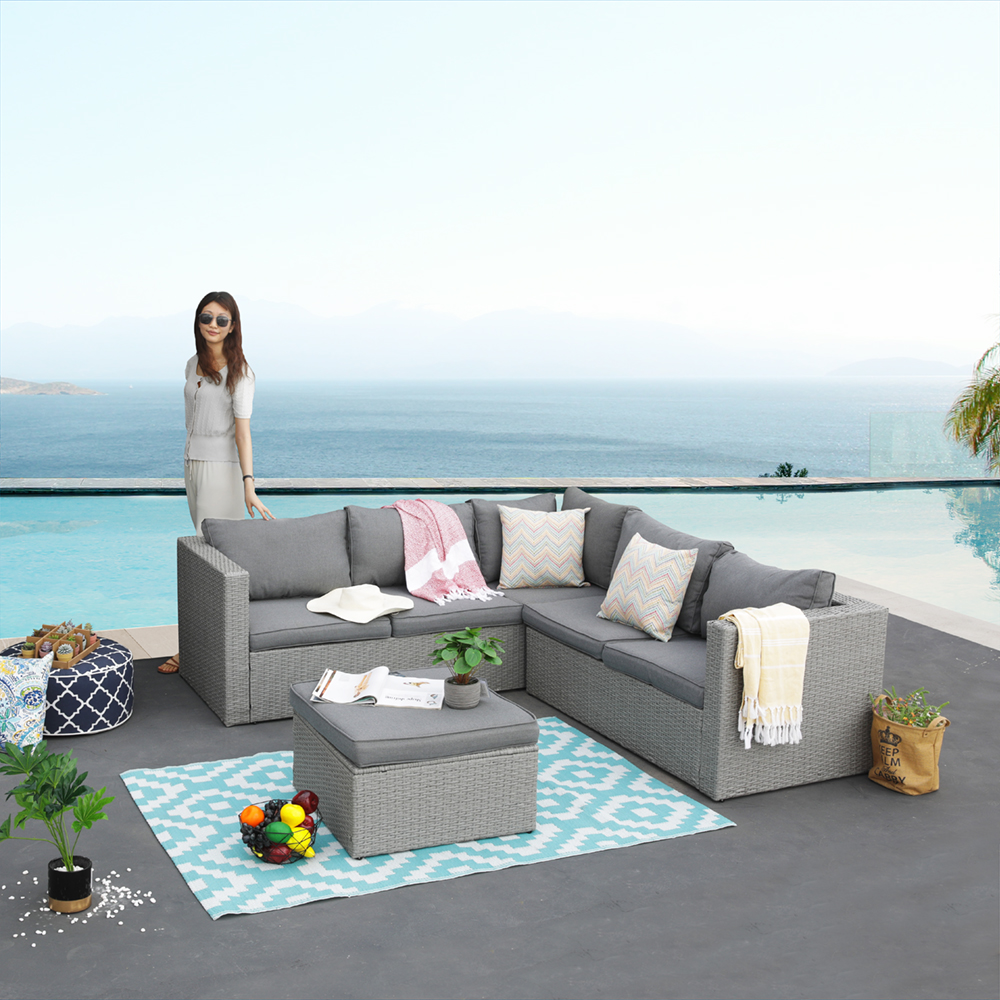 Wholesale Outdoor Furniture Patio Garden Sofa Sets 51924ST5-SET3