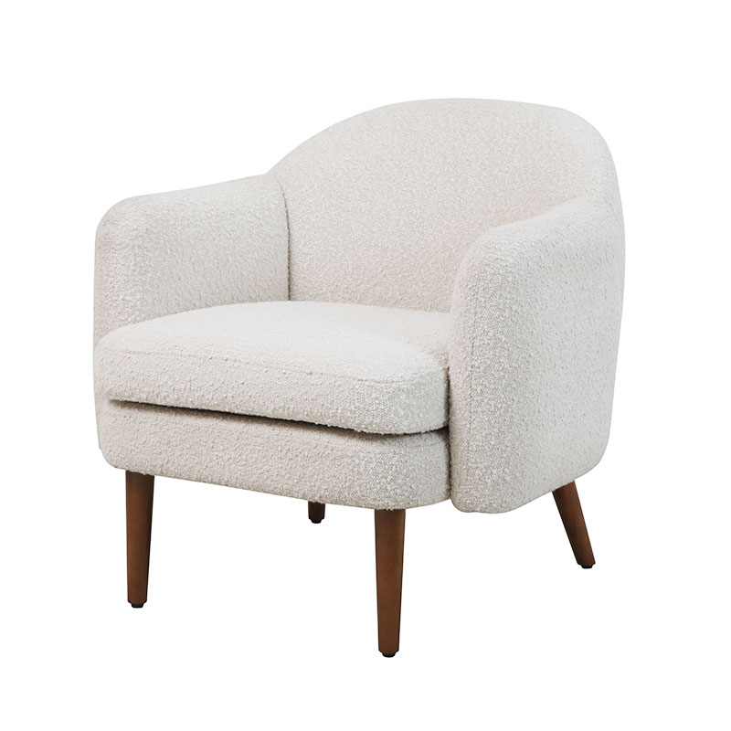 Wholesale Living Room Chairs White Armchair For Sale 75288