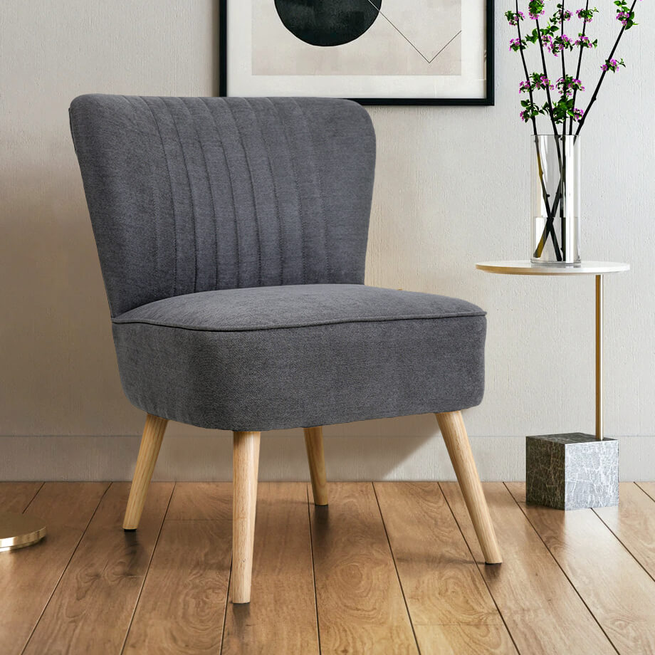 Custom Nordic Fabric Leisure Sofa Chair 75071G-R