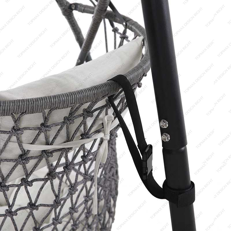 Factory Hanging Chair Patio Swing Chair Egg With Stand 52670C