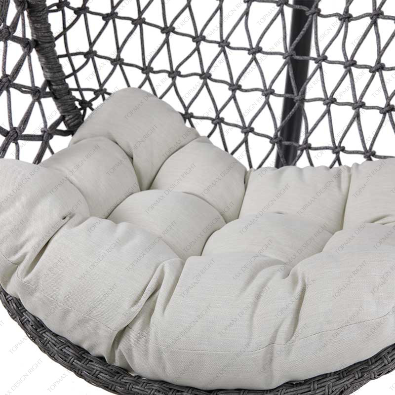 Factory Hanging Chair Patio Swing Chair Egg With Stand 52670C