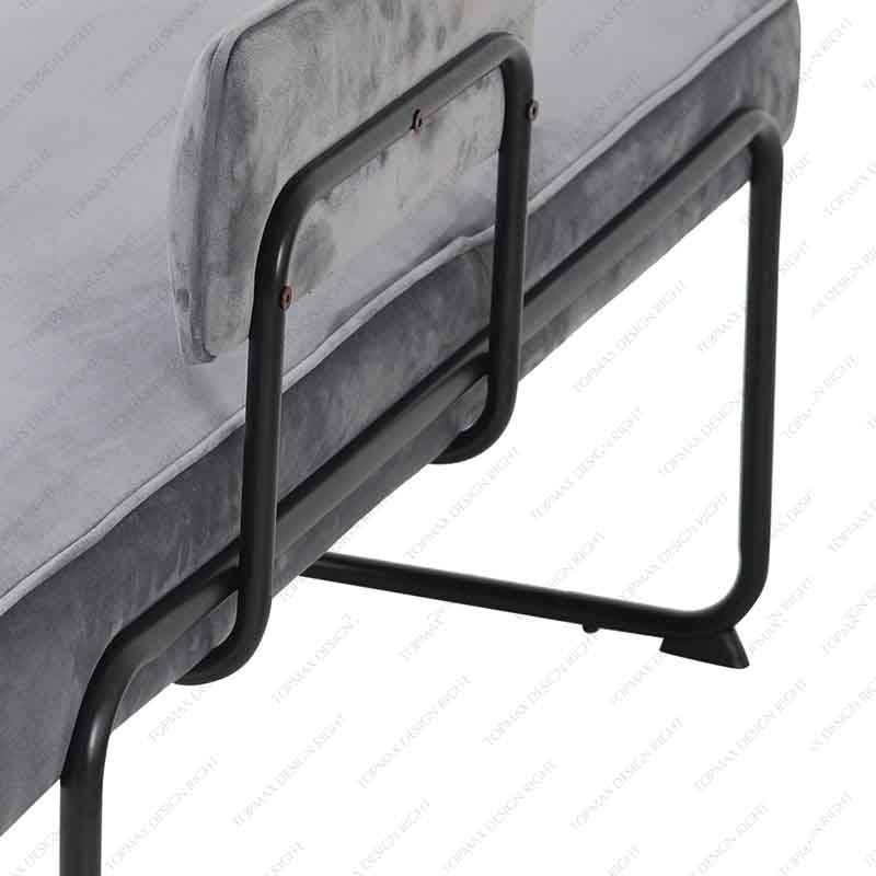 Velvet Bench Velvet Storage Bench Grey 80153D-V15