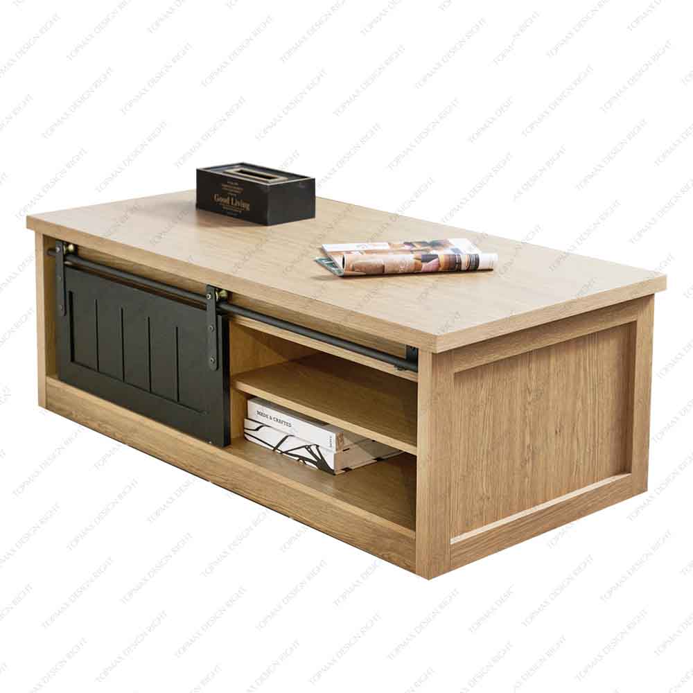 Factory Price Industrial Coffee Table Solid Wood Coffee Table Center Table For Living Room 31536C
