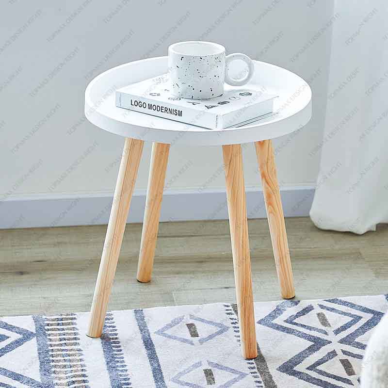 wooden side table