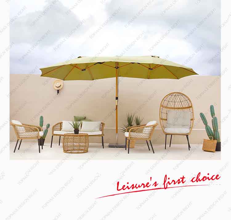 bamboo beach umbrella