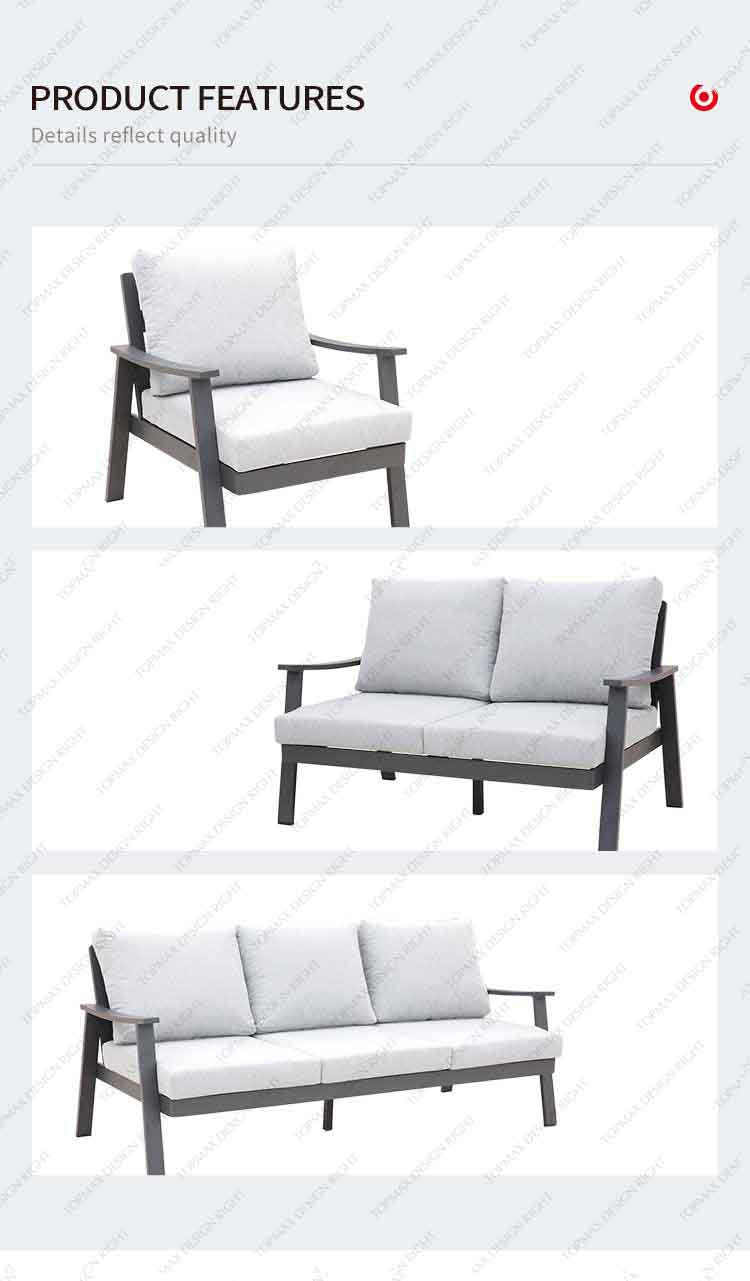 metal garden sofa set