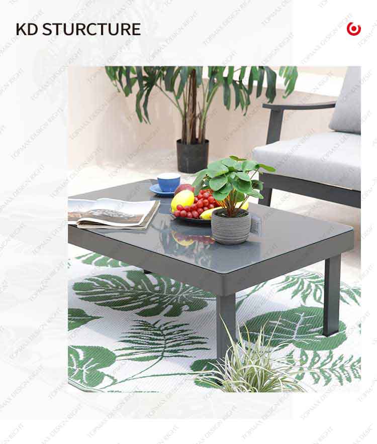 metal garden sofa set