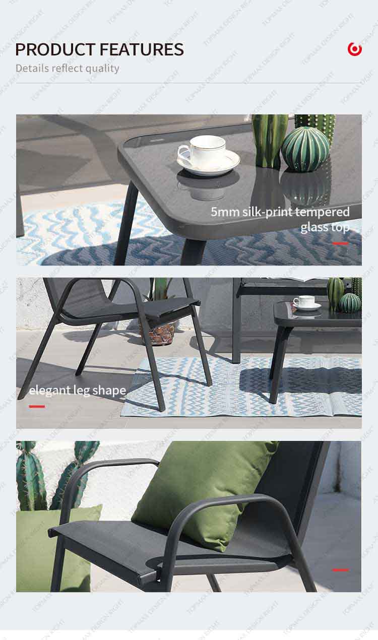 outdoor sling sofa