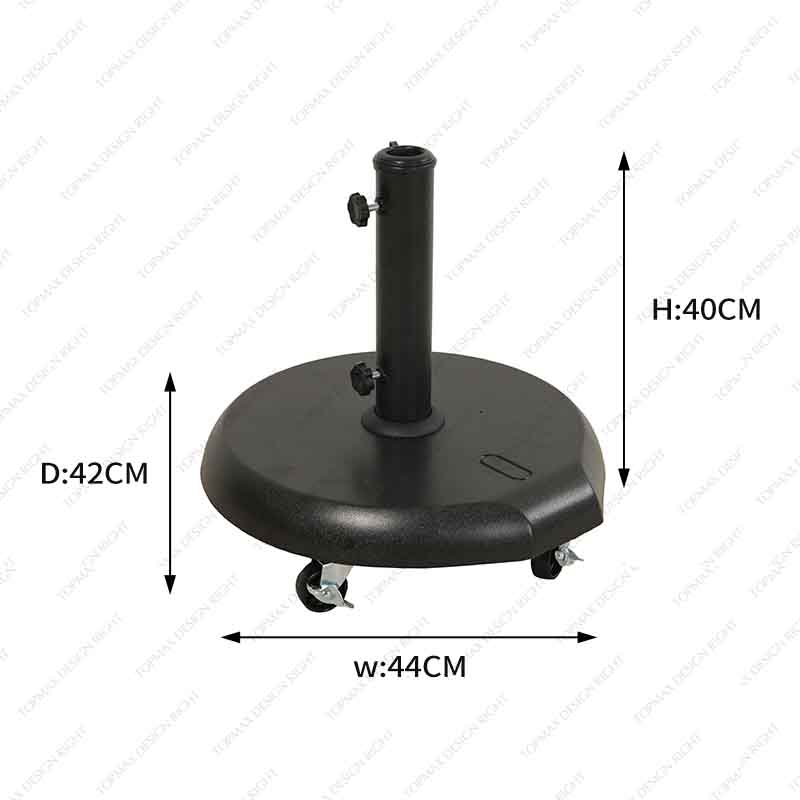 Umbrella Holder Outdoor Large Parasol Base Concrete 23610B-W-15