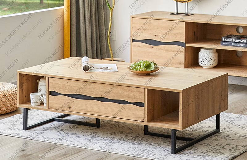 wooden side table
