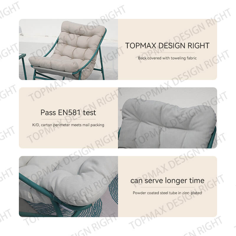 3 Piece Patio Conversation Sets Garden Table Chair Set 20359OL-SET3