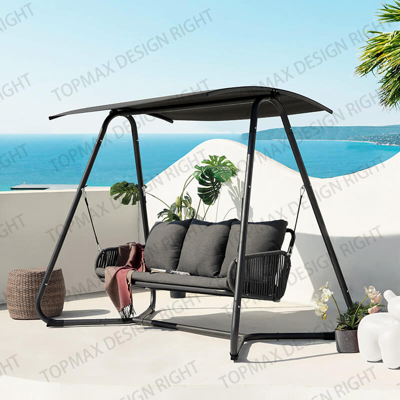 3 Seater Garden Swing Seat Outdoor Hanging Chair 20149L-E