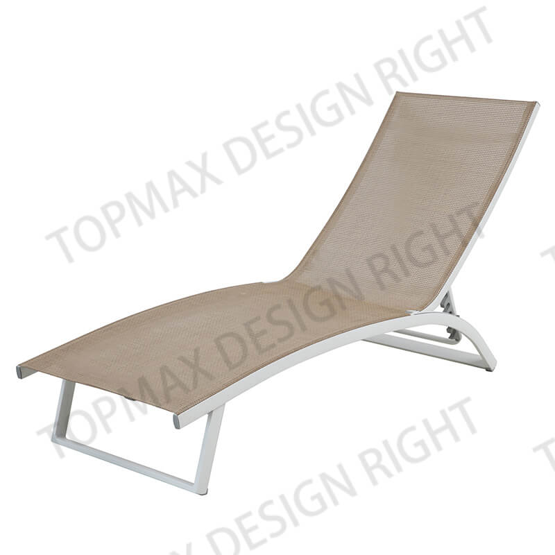 Foldable Chaise Lounge Chair Outdoor Beach Lounger 40550TLB-WL-RT