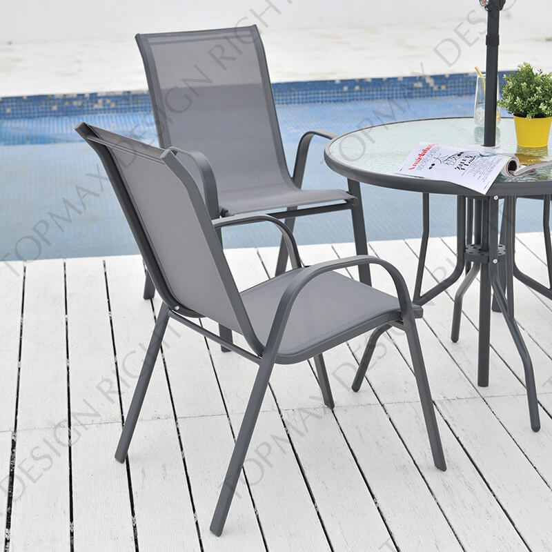 Garden Set Metal Patio Set With Umbrella 24298YR-SET6