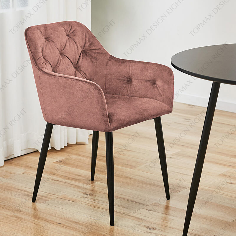 Elegant Dining Chairs Metal Black Dining Chairs 80139G