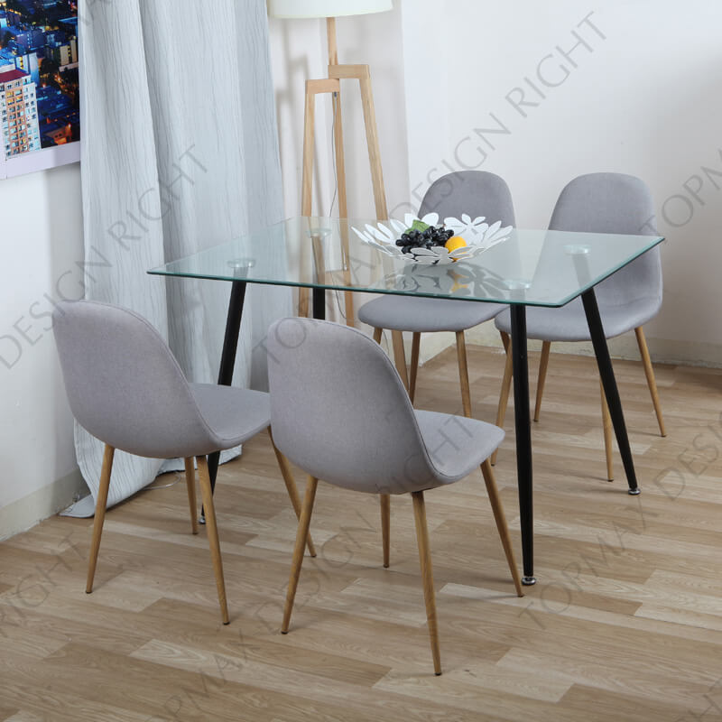 Contemporary Glass Dining Table Breakfast Table 80090