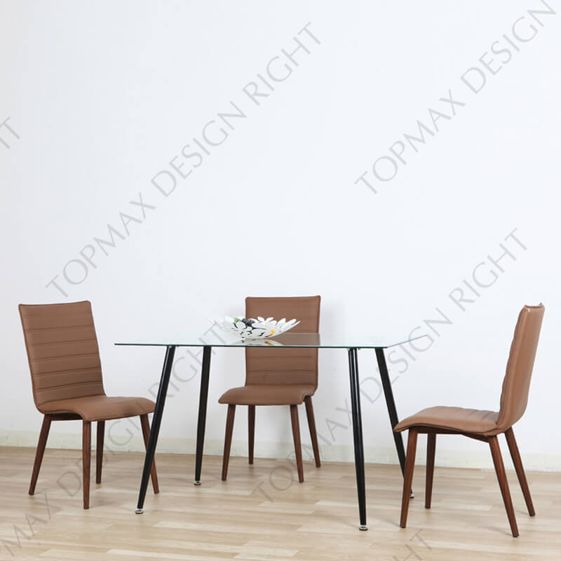 Contemporary Glass Dining Table Breakfast Table 80090