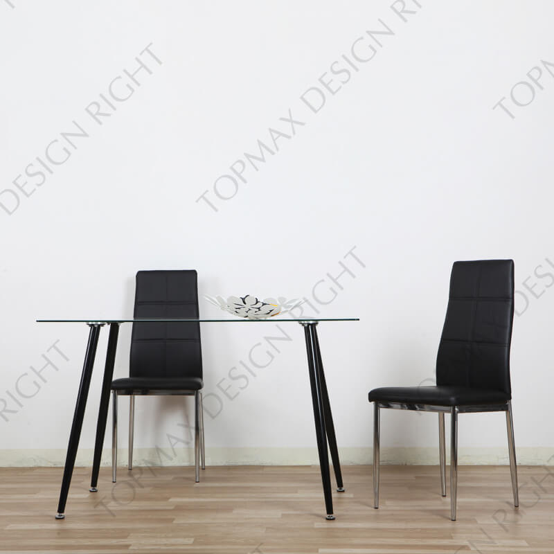 Contemporary Glass Dining Table Breakfast Table 80090