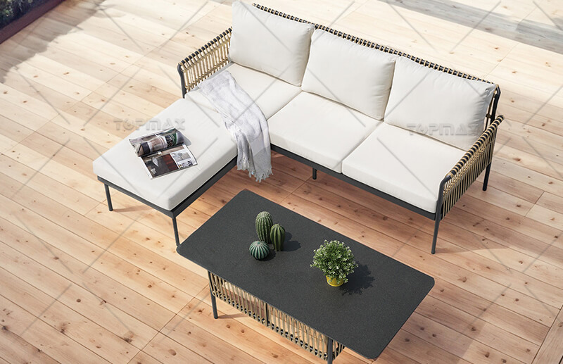What Parts of the L shaped Outdoor Sofa Can Be Customized?