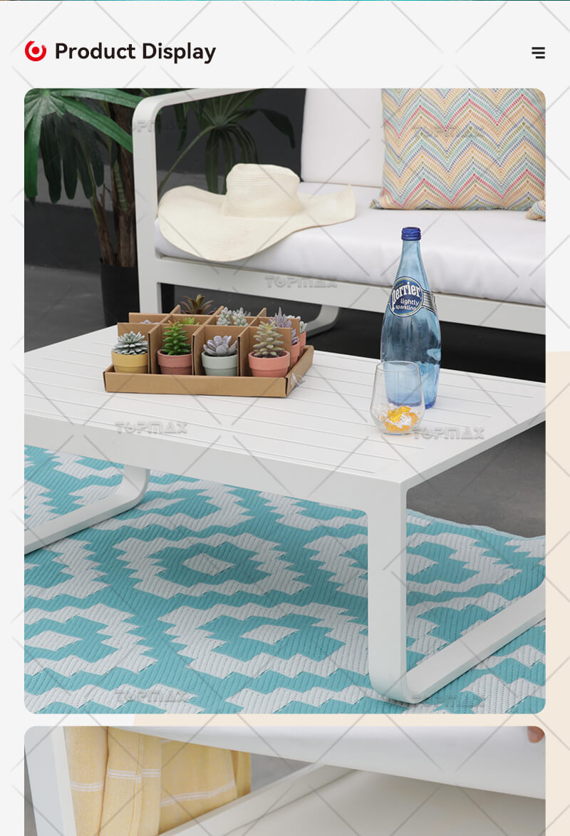 White Outdoor Sofa