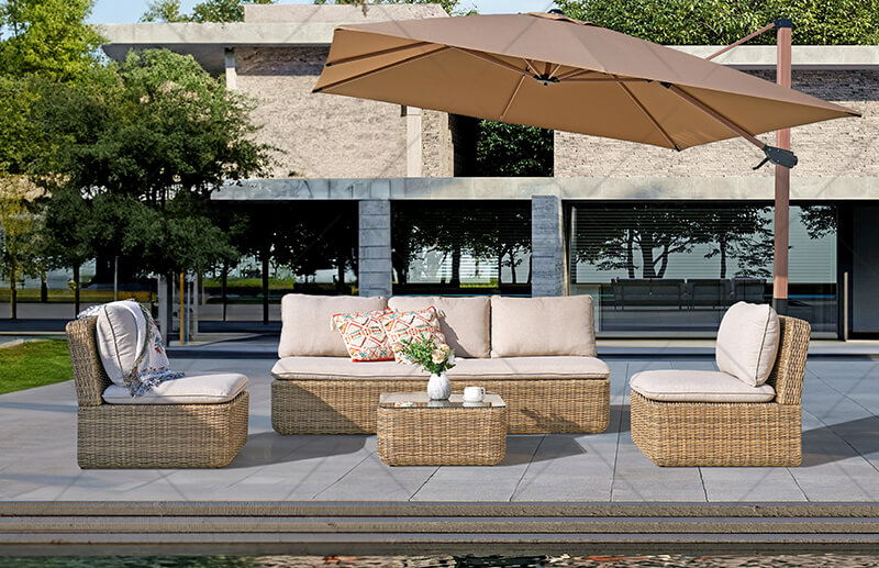 Large Patio Table and Chairs for a Comfortable Outdoor Experience