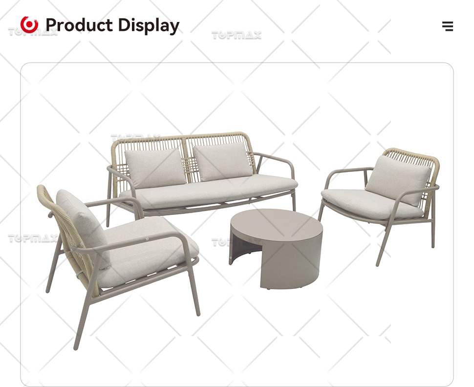 Outdoor Rope Sofa Set Factory