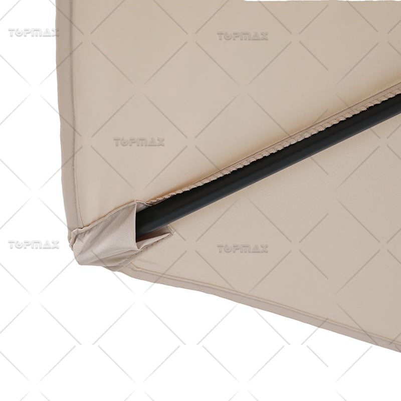 Modern Patio Umbrella Alum 8 Steel Ribs 3M Outdoor Umbrella 60403