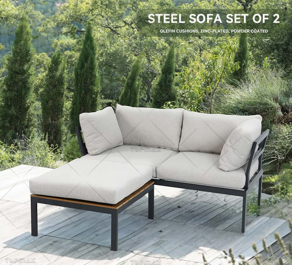 Outdoor Metal Sofa Set Supplier