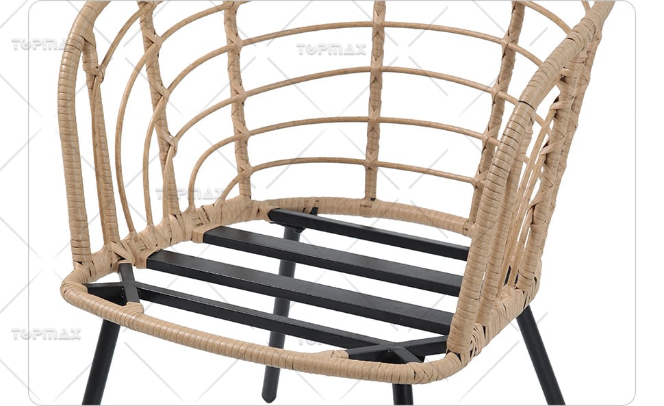 3 Piece Rattan Patio Set Supplier