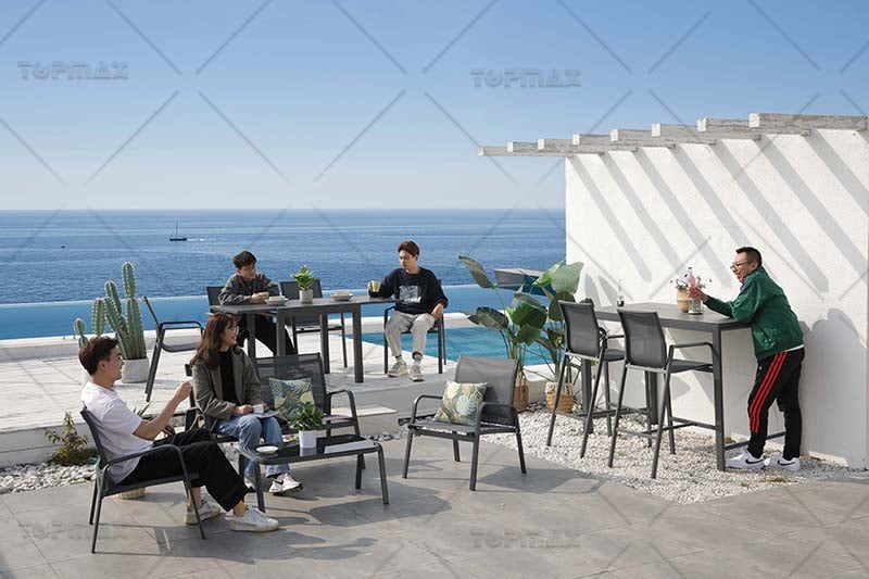Creating More Comfortable Dining Atmosphere with Grey Outdoor Dining Set