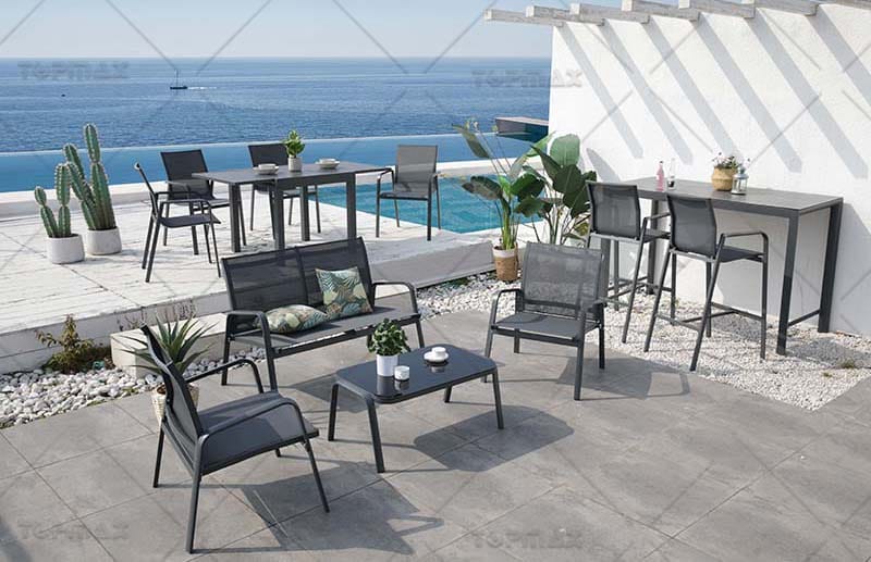 Grey Outdoor Dining Set Supplier