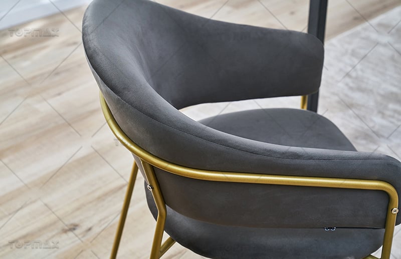 Light Grey Velvet Dining Chairs Factory