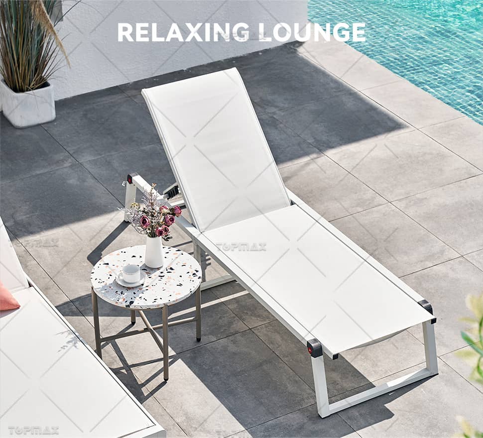 White Sun Lounger Supplier