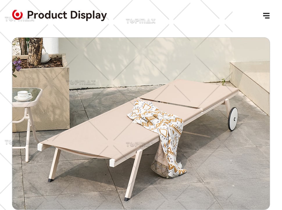 Adjustable Sun Lounger Factory