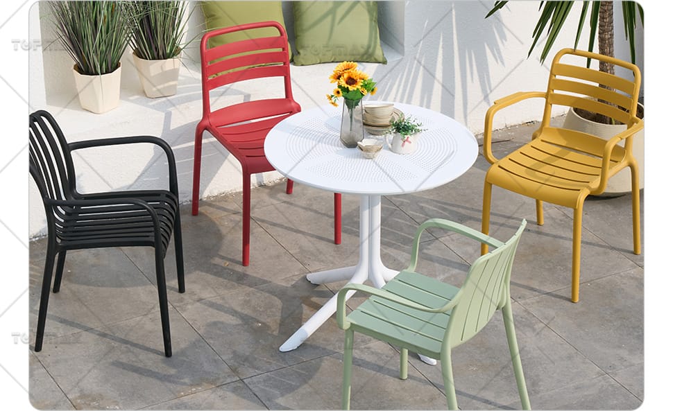 Plastic Outdoor Dining Chairs Factory