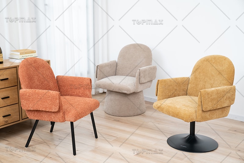 OEM velvet reading chair