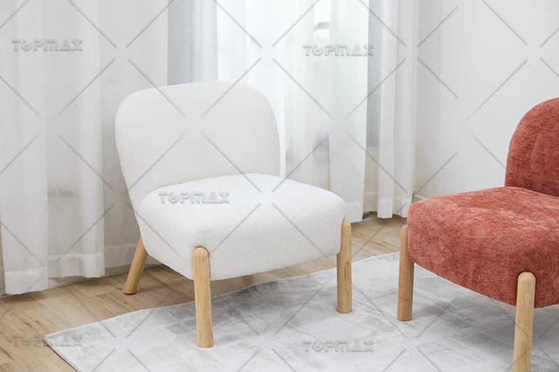 velvet reading chair China