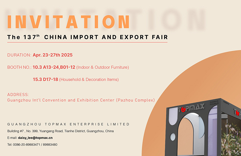 TOPMAX Invites Global Partners to the 137th Canton Fair