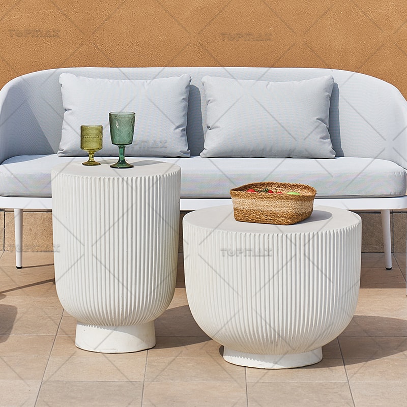 MGO Outdoor Patio Side Table Eco-Friendly All-Weather Resistance 56041