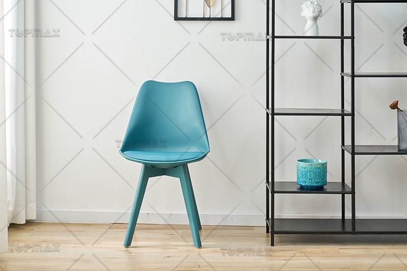 blue fabric dining chairs supplier