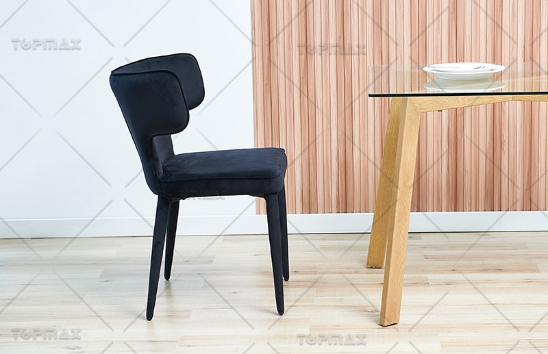 grey high back dining chairs China