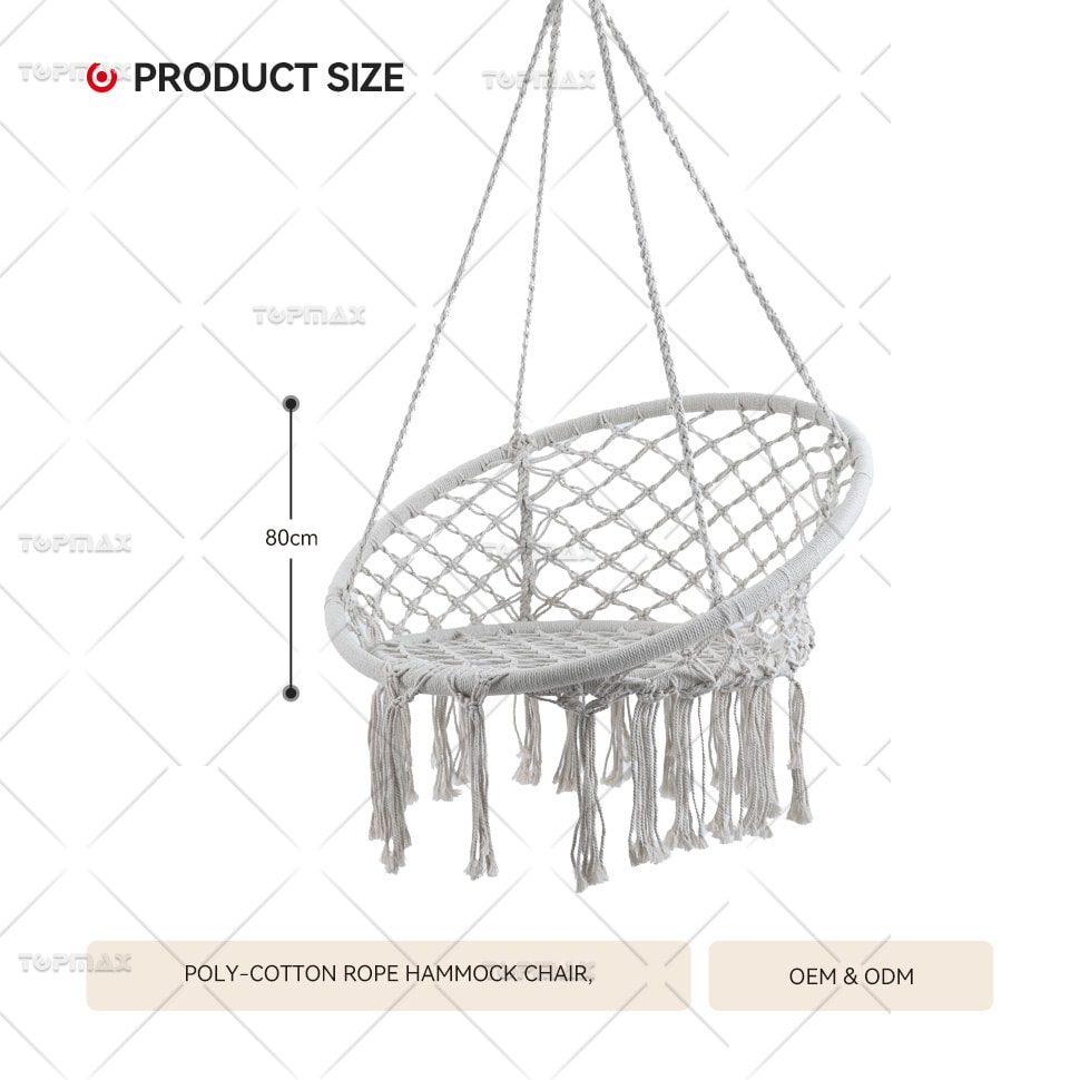 Light Wegiht Modern Hammock New Weaving Garden Hammock Swing Rope 68429C-PLC2