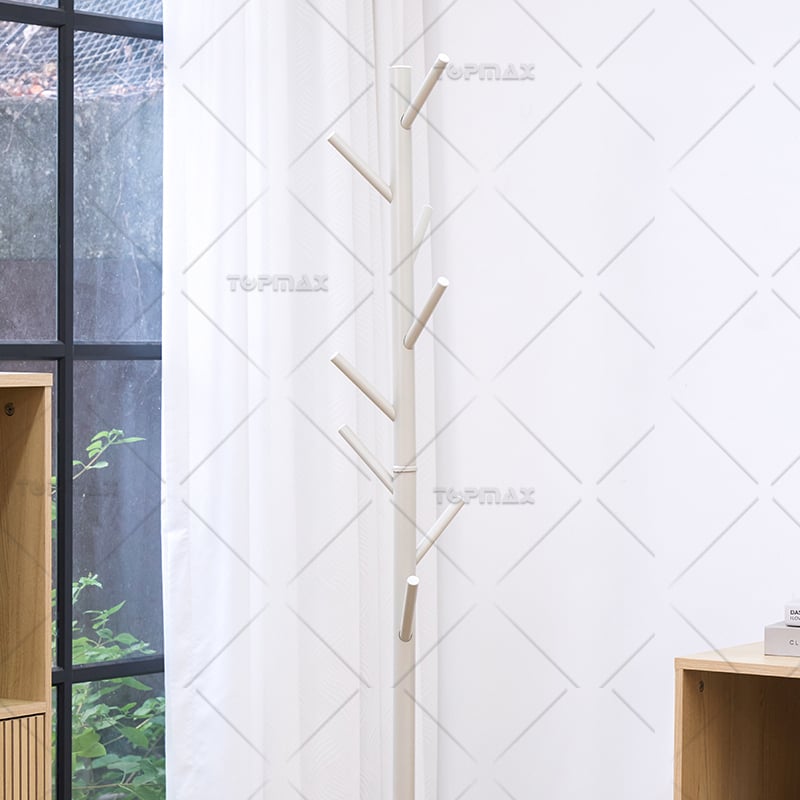 Lower Price Metal Coat Rack Stand 8 Hooks Stylish Design 22039