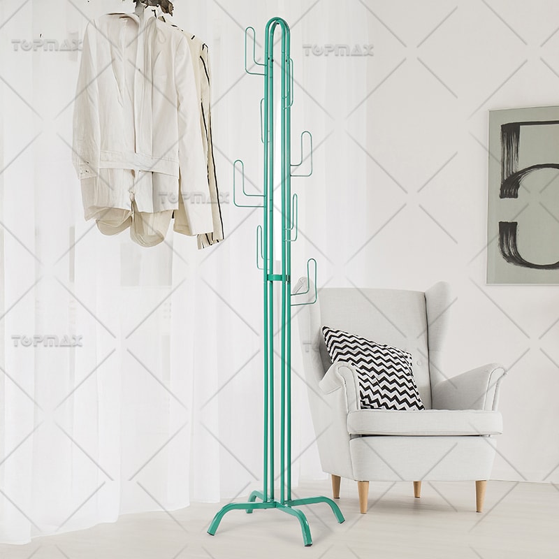 Metal Coat Rack Coat Hook Rack with 8 Hooks 22794B