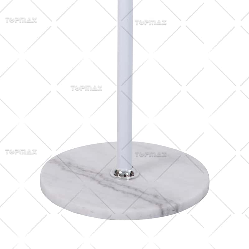 Modern Coat Hooks sturdy Beech Wood Body Coat Stand Marble Base 22006A