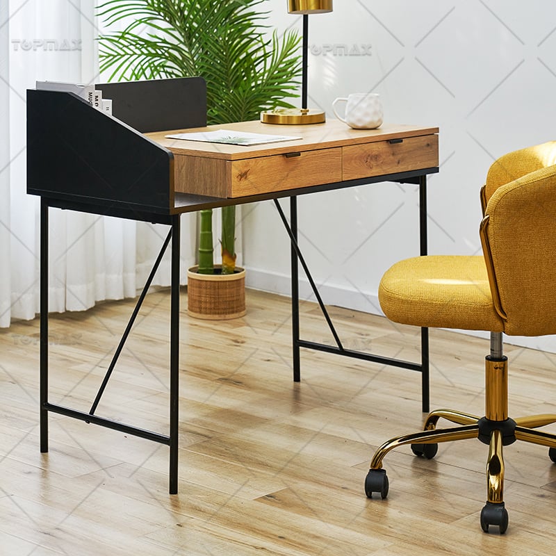 Modern Home Desk Computer Stand Table Two Drawers With Large Storage Capacity 27792