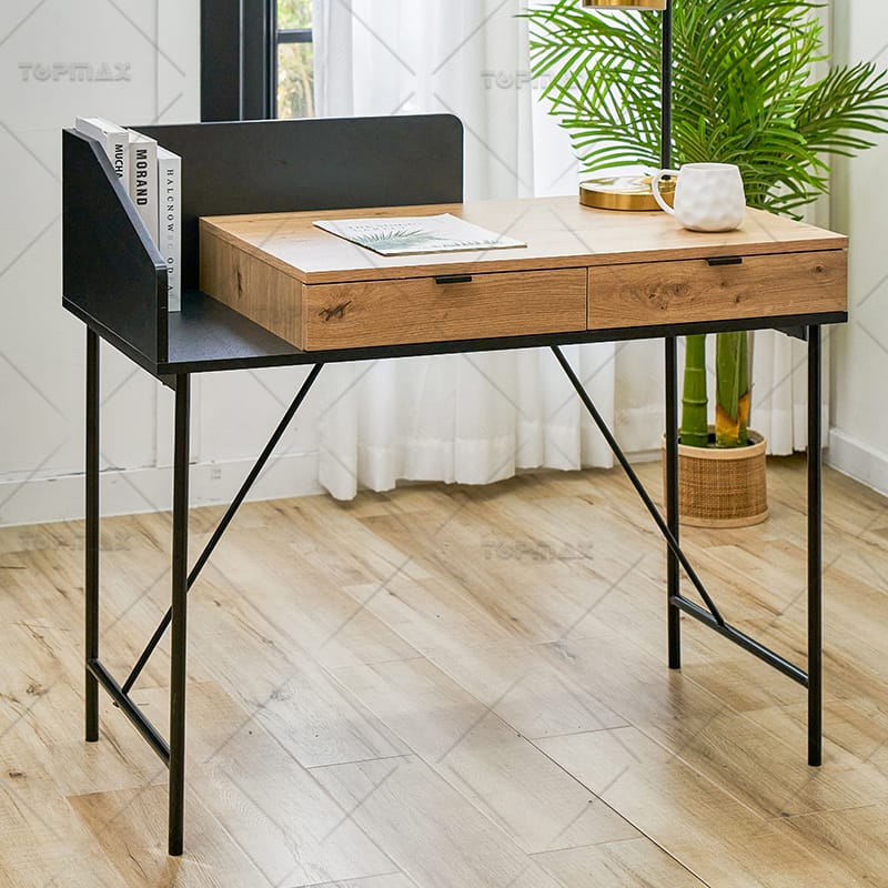 Modern Home Desk Computer Stand Table Two Drawers With Large Storage Capacity 27792