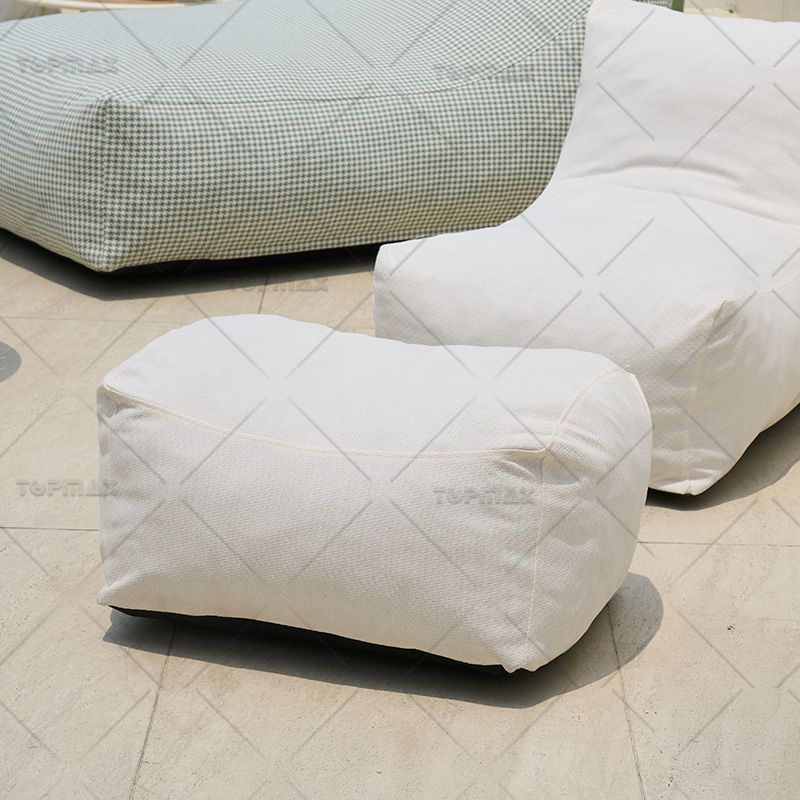 Outdoor Comfortable Couch Lazy Sofa Footrest Bean Bag Outdoor Sofa 95430ST-OL